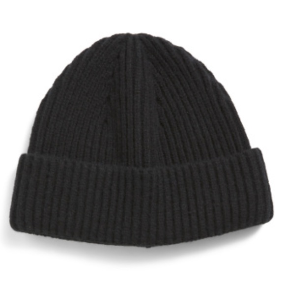 Hat Attack Match Rib Knit Beanie Hat in Black NWT main image 6